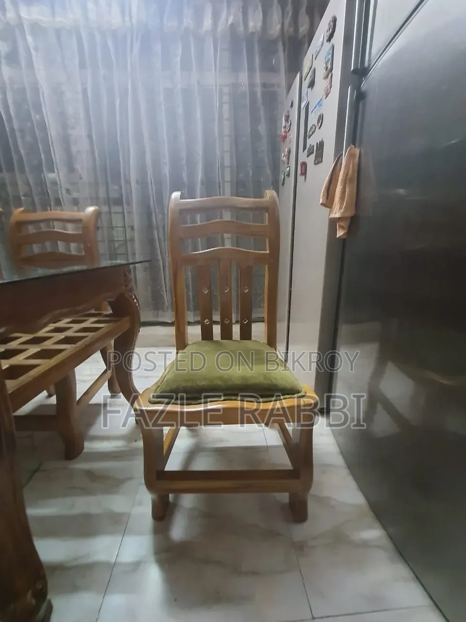 অরিজিনাল সেগুন ডাইনিং টেবিল