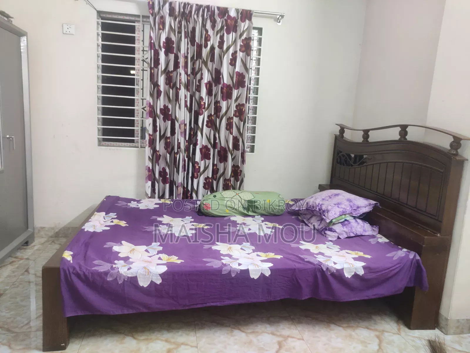 মালয়েশিয়ান কাঠের তৈরি ৫/৭ খাট