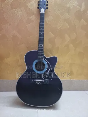Black Acoustic Guitar | 6 String | Used | মাত্র ২০০০ টাকা