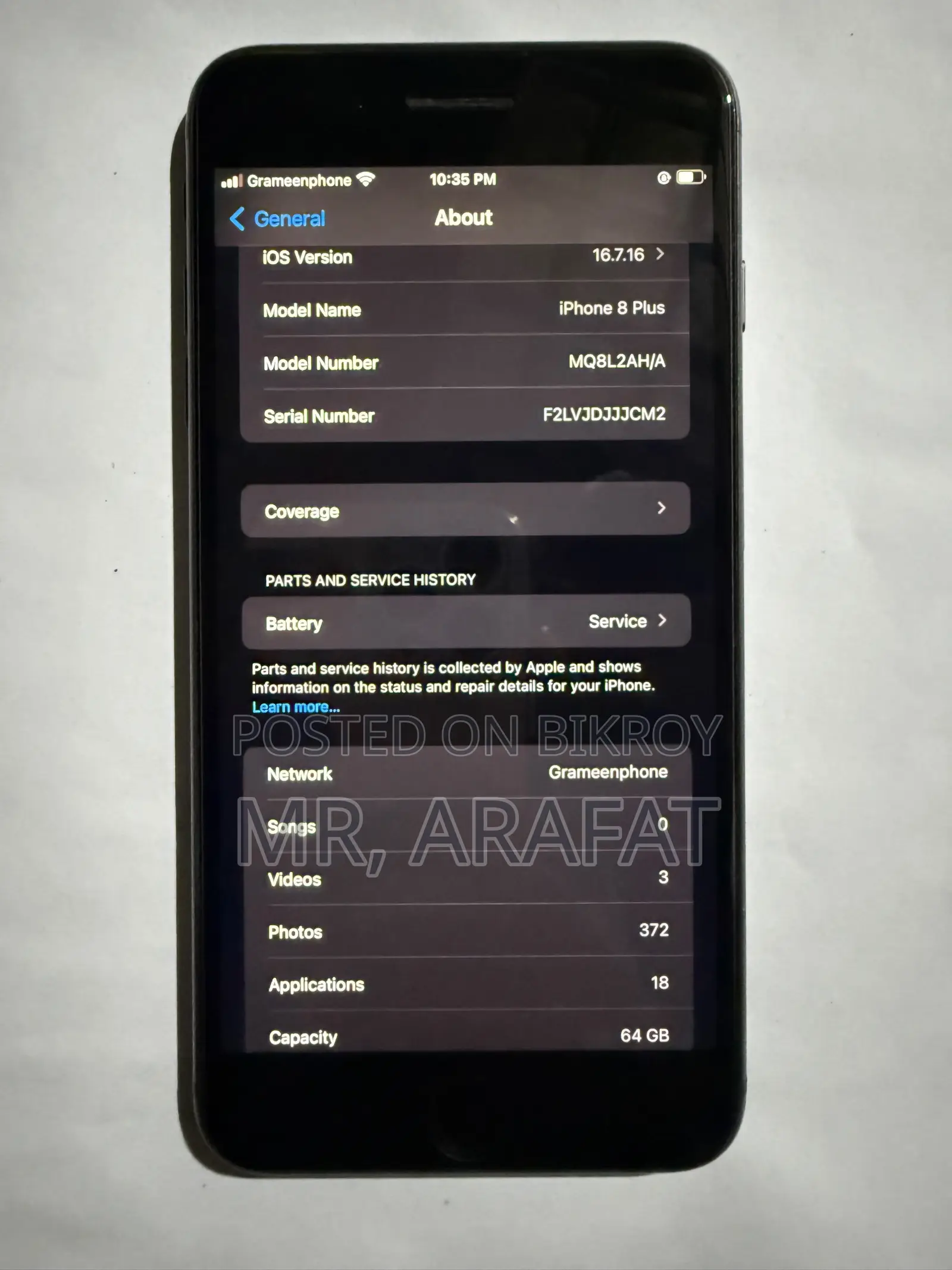 Apple iPhone 8 Plus 64 GB Black