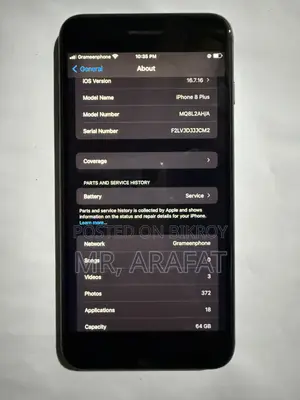 Apple iPhone 8 Plus 64 GB Black