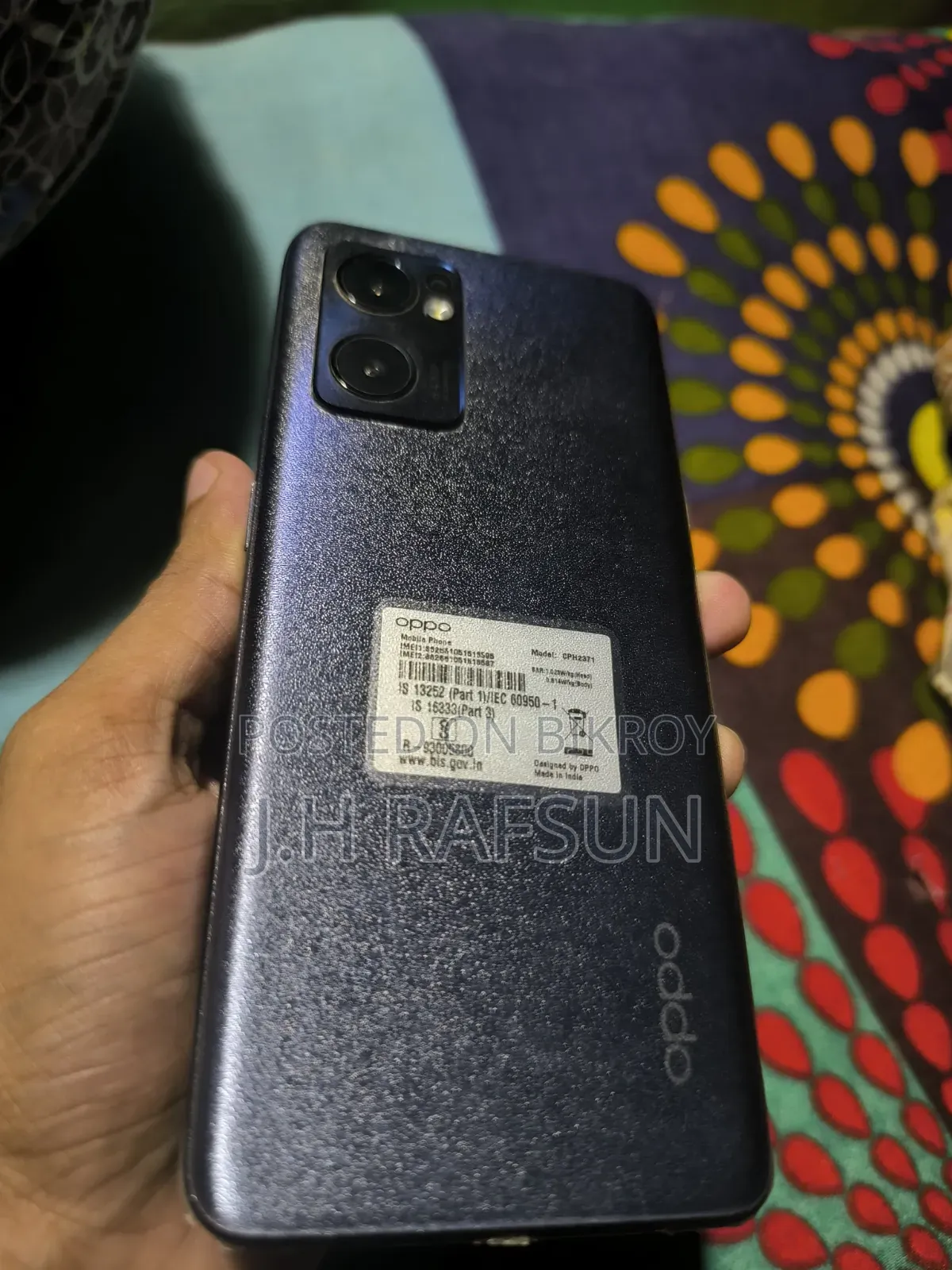 Oppo Reno7 5G 256 GB Blue