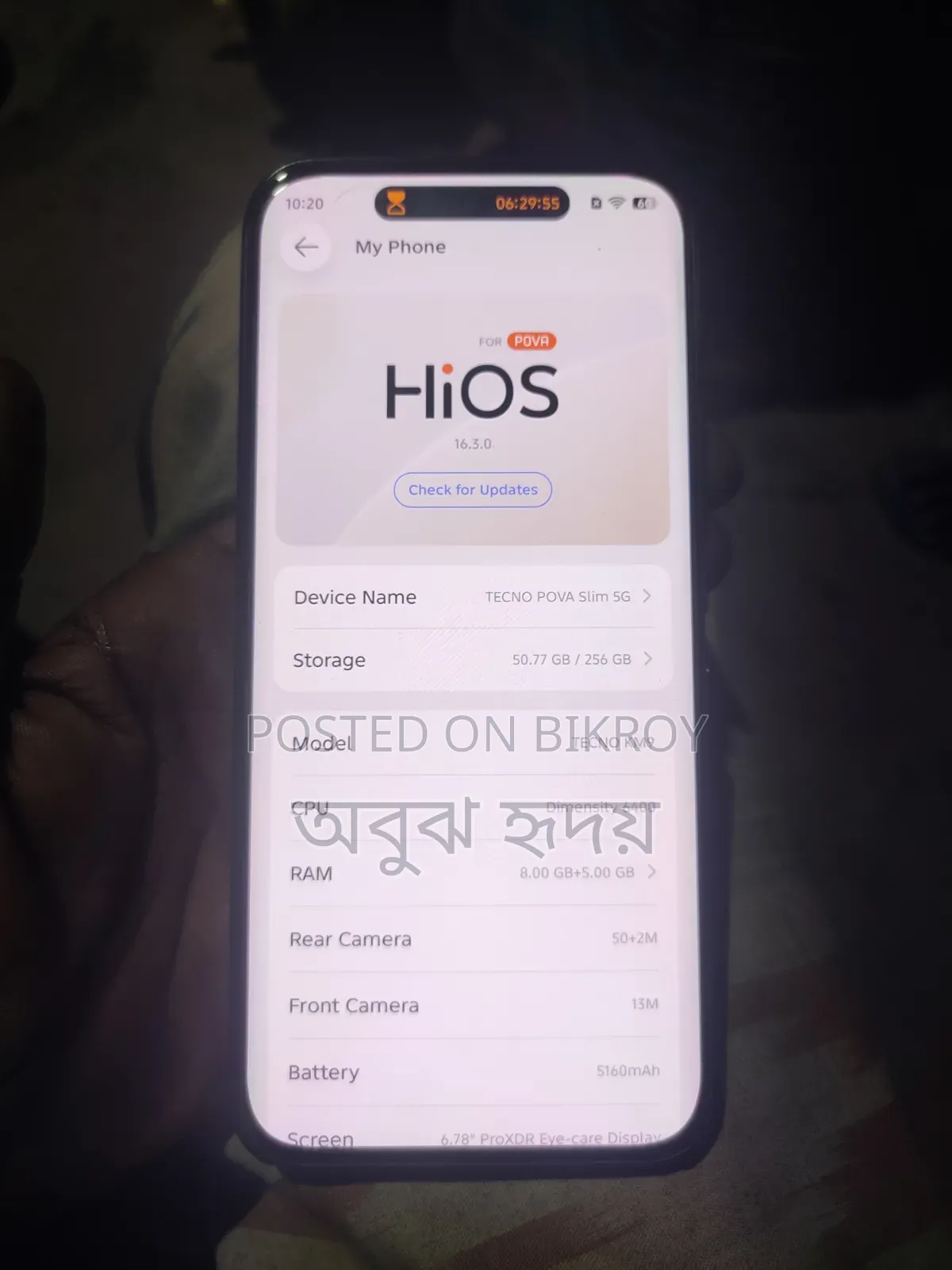 Tecno Pova 8 5G 256 GB Black
