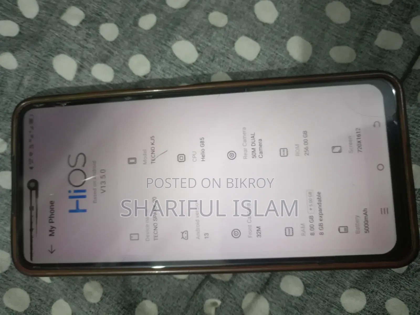 Tecno Spark 20 256 GB Silver