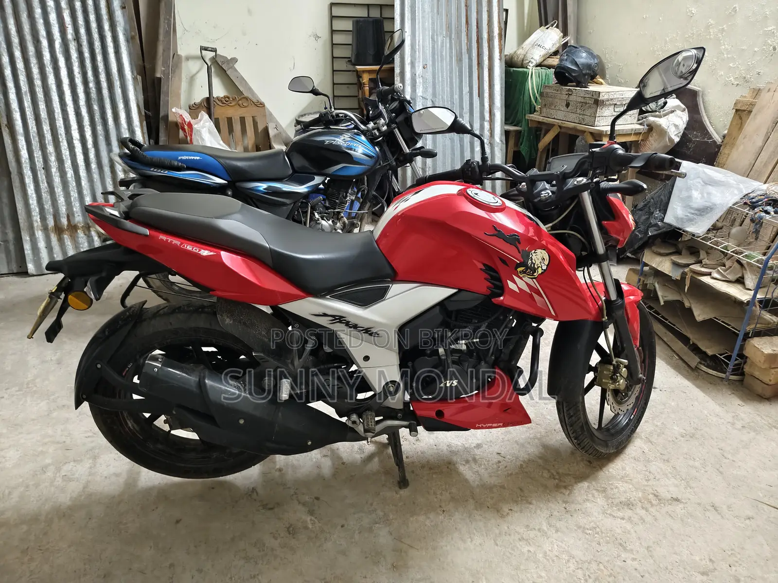 টিভিএস আপাচে ১৬০ ৪ভি ২০২৩ রেড