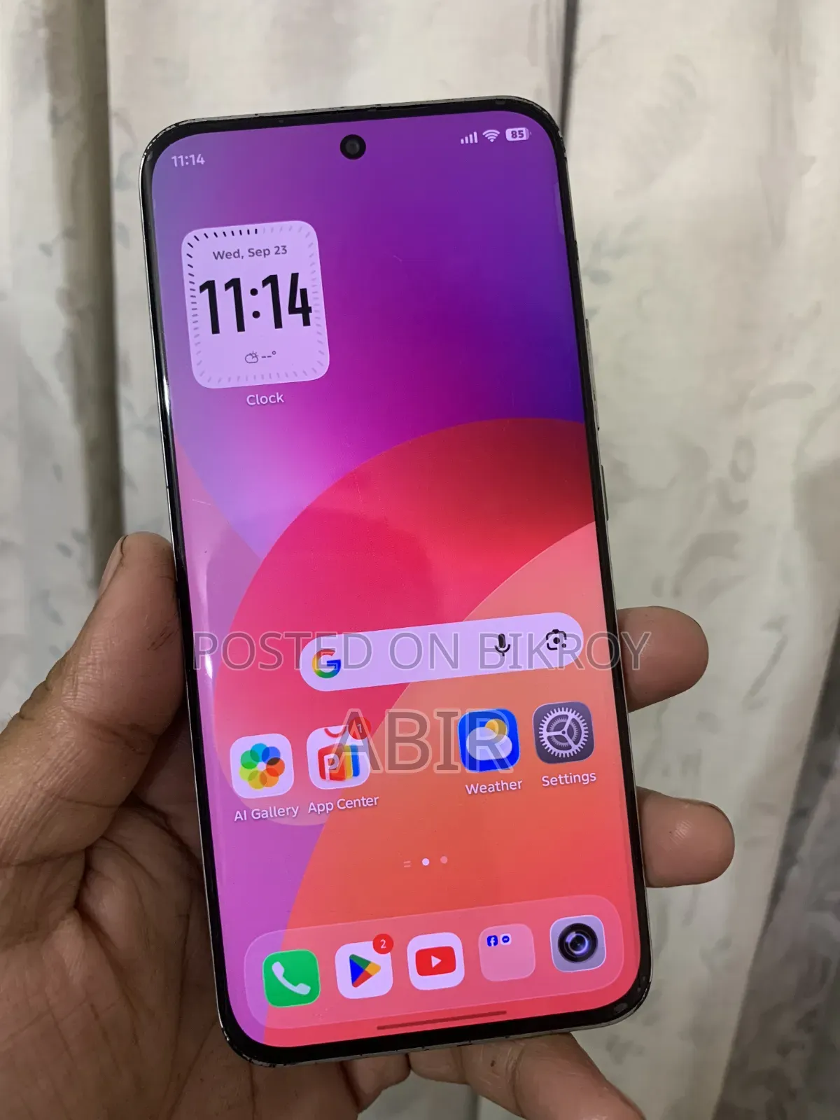 Infinix Hot 60 Pro+ ১২৮ জিবি সিলভার