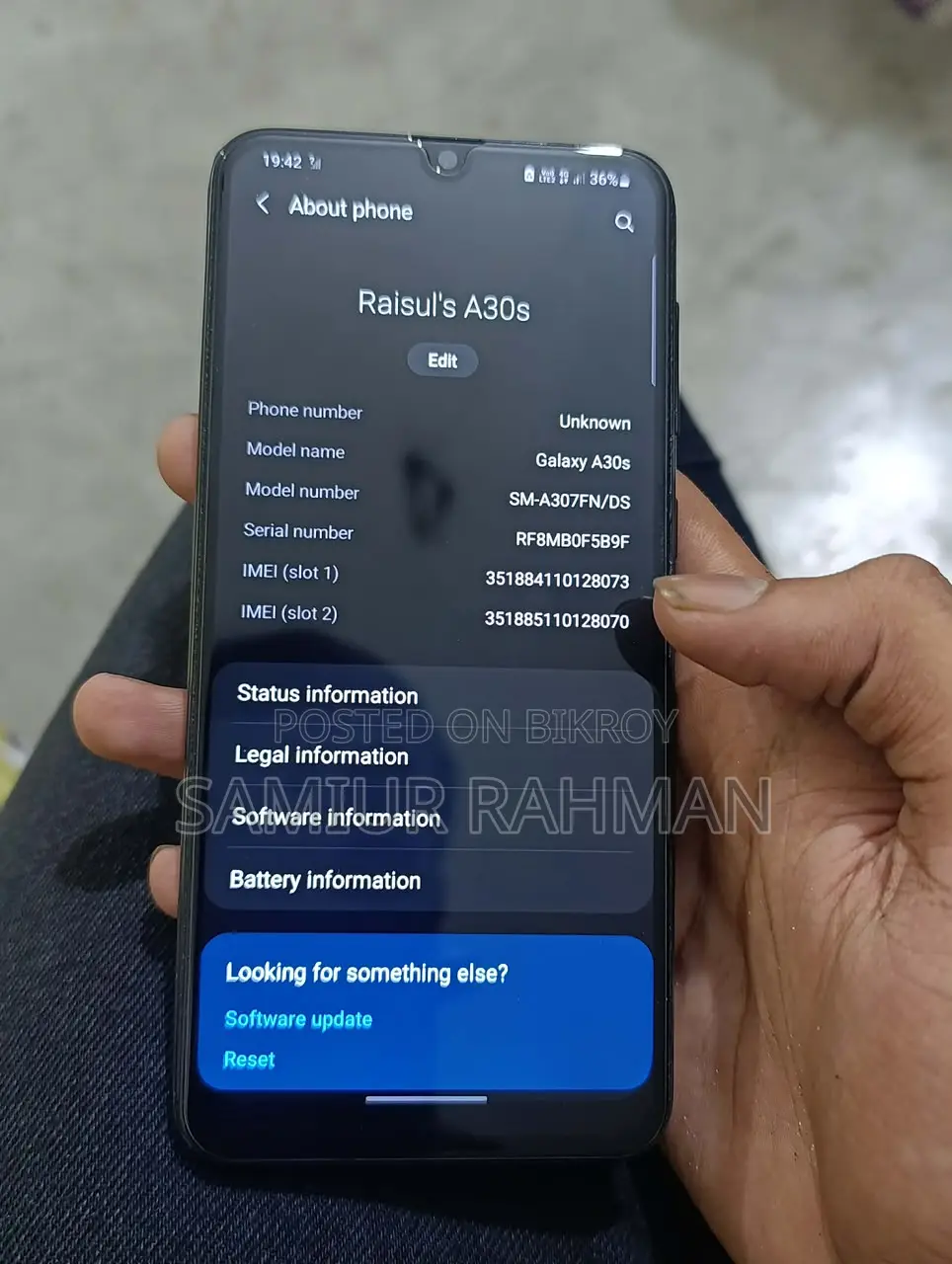 Samsung Galaxy M30s 128 GB Black
