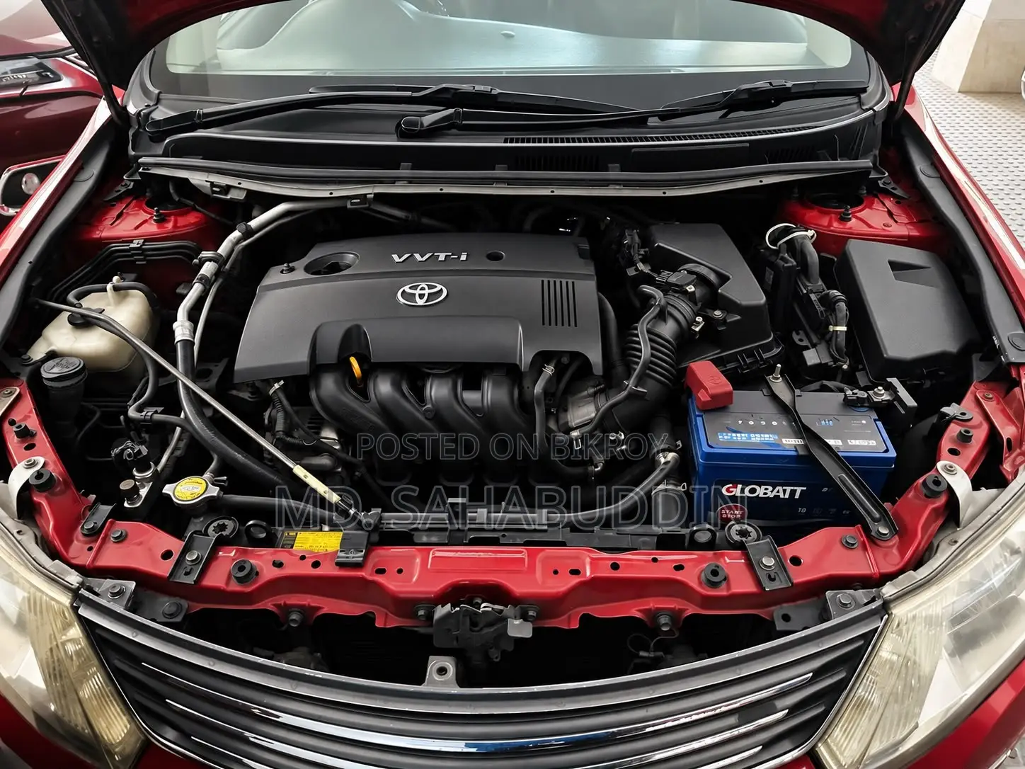 Toyota Allion 2008 Red