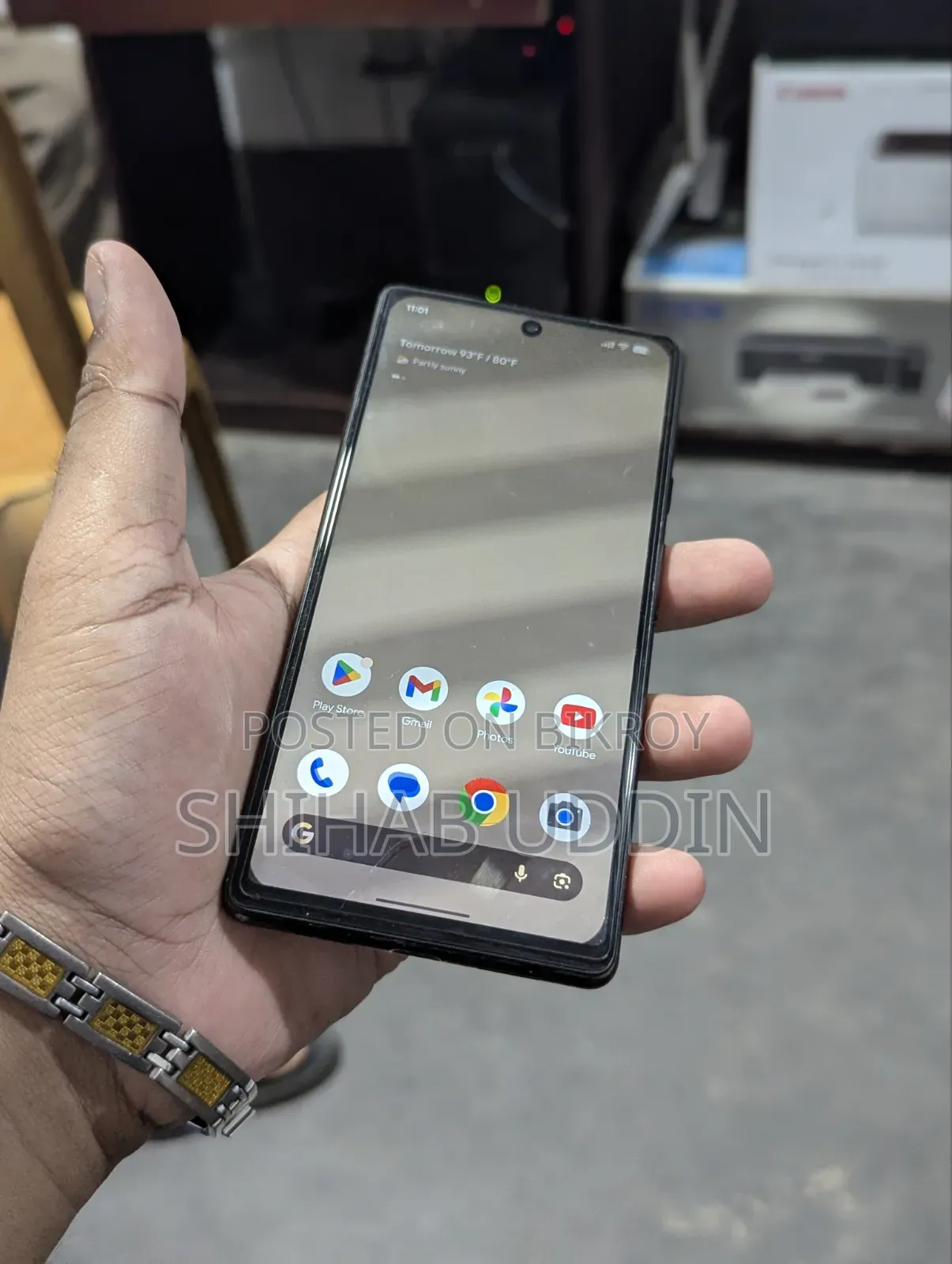 গুগল পিক্সেল ৬ ১২৮ জিবি ব্ল্যাক