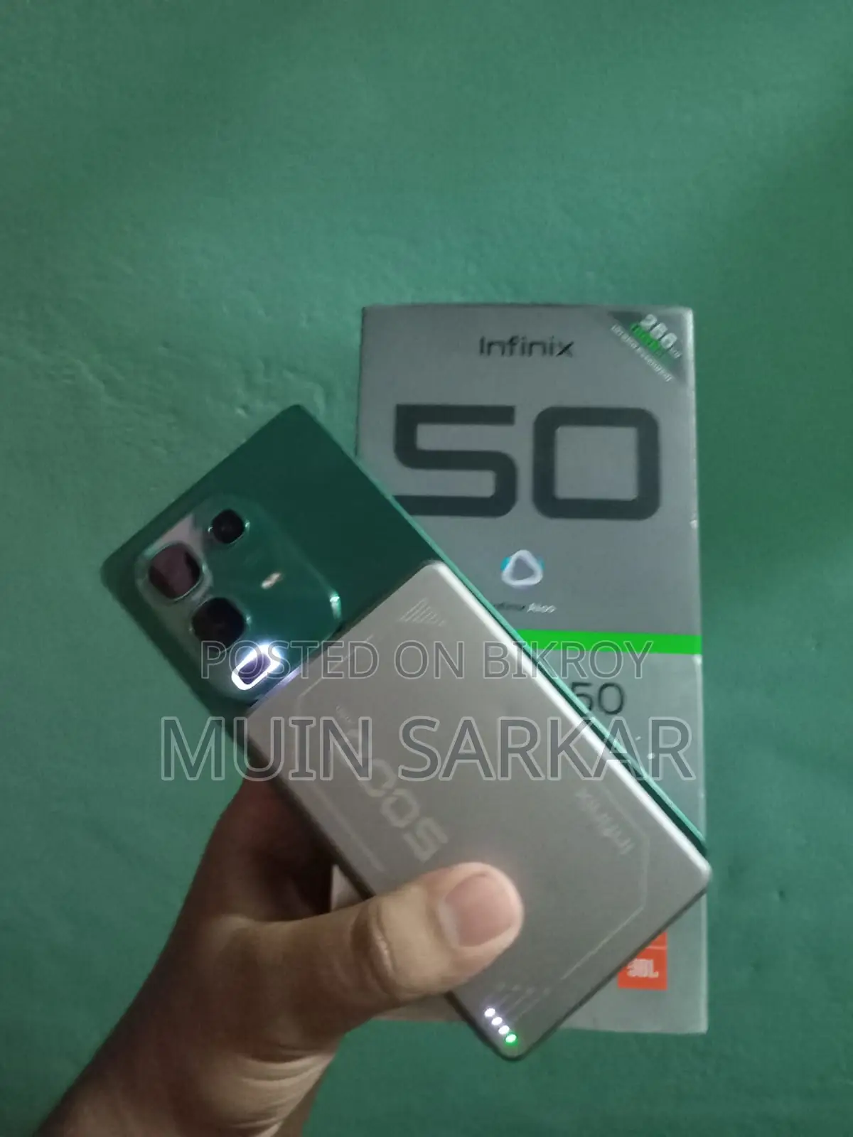 ইনফিনিক্স নোট ৫০ ৪জি ২৫৬ জিবি গ্রিন