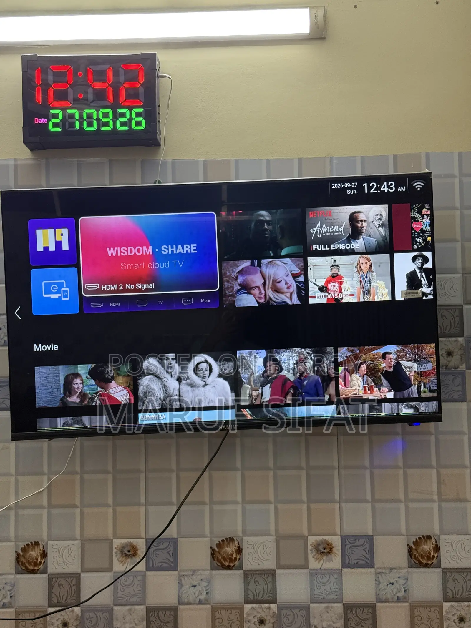 Hamim 43 Inch Smart Android TV (Full Fresh)