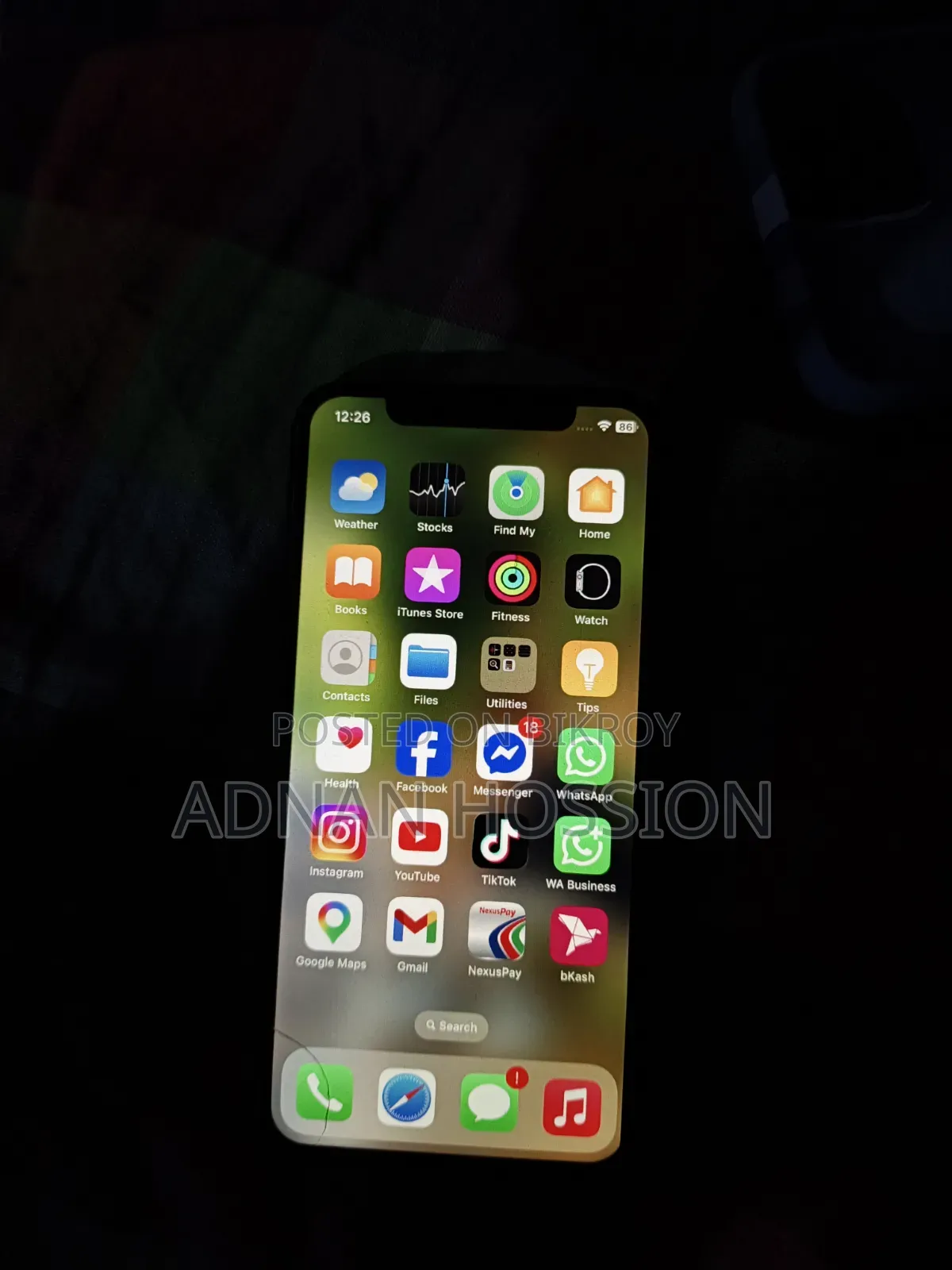 অ্যাপল আইফোন এক্স ৬৪ জিবি ব্ল্যাক