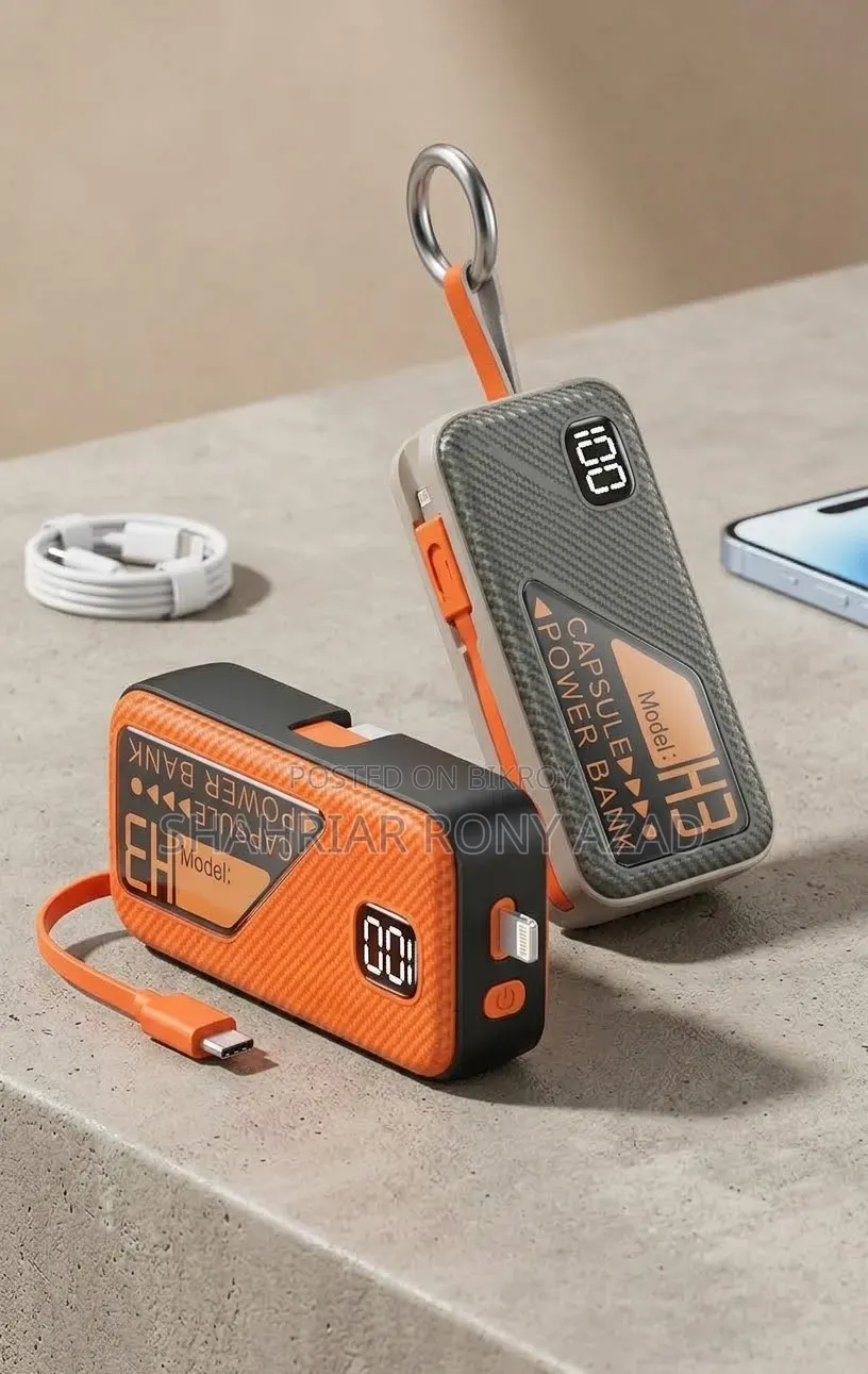 Small Size 5000 mAh Fast Charging Power Bank With Key Ring