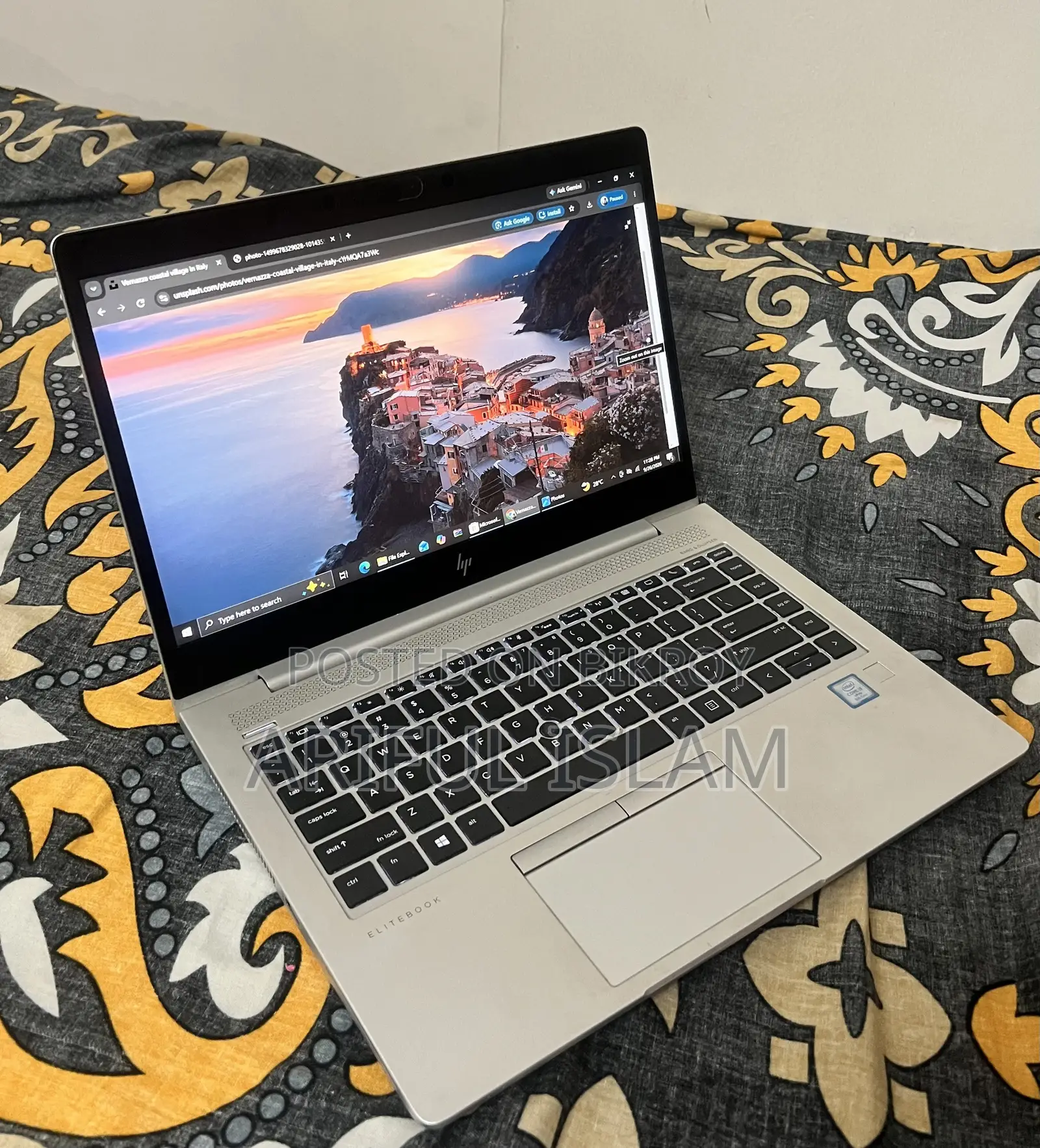 Laptop HP EliteBook 840 G5 8GB Intel Core i5 SSD 256GB