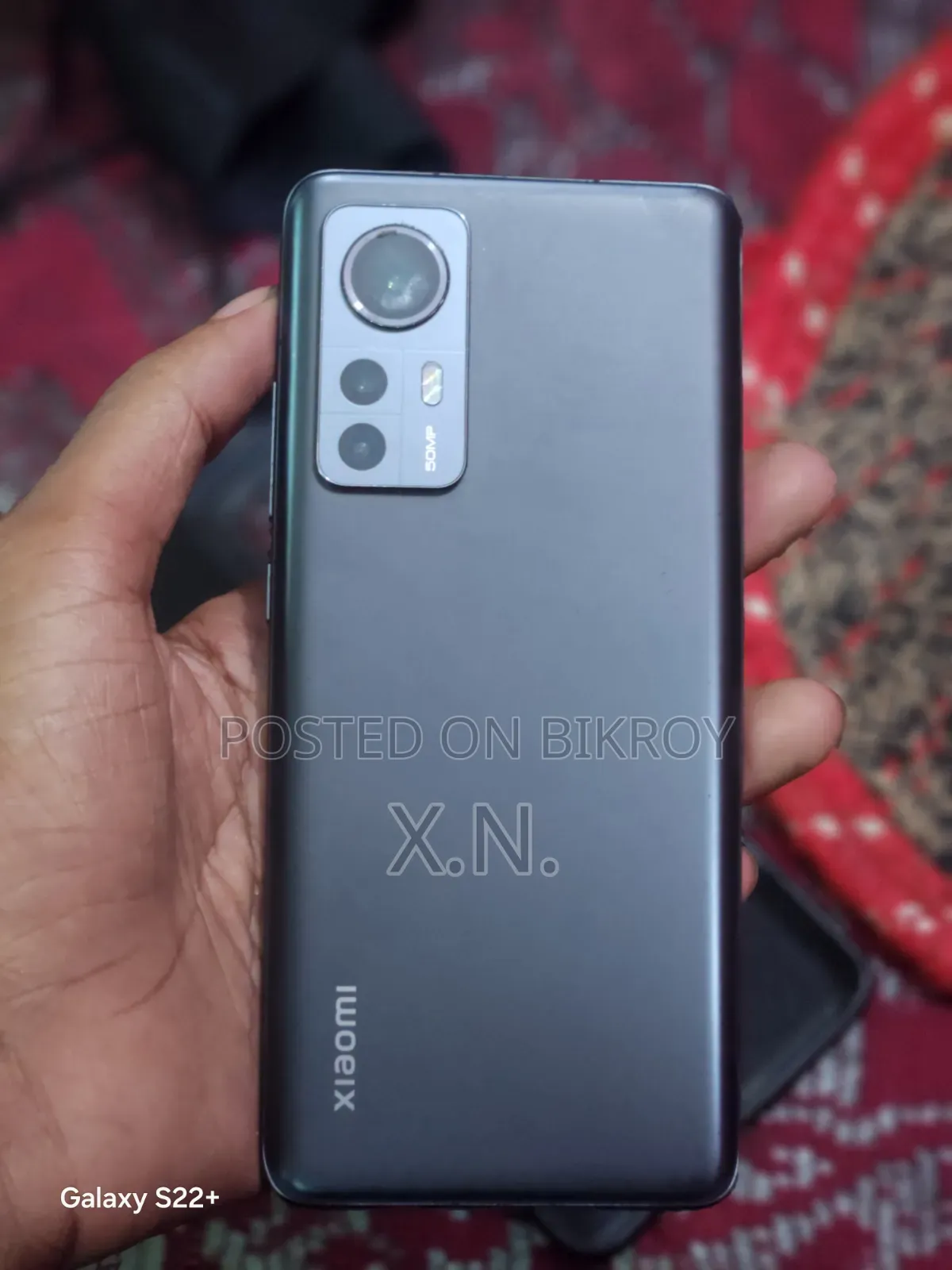 শাওমি ১২এক্স ২৫৬ জিবি কালো