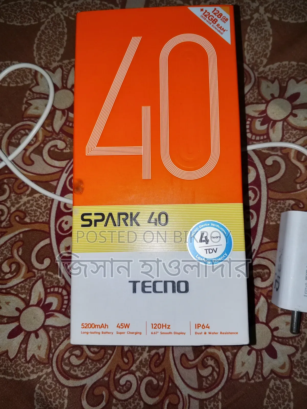 Tecno Spark 40 128 GB Black