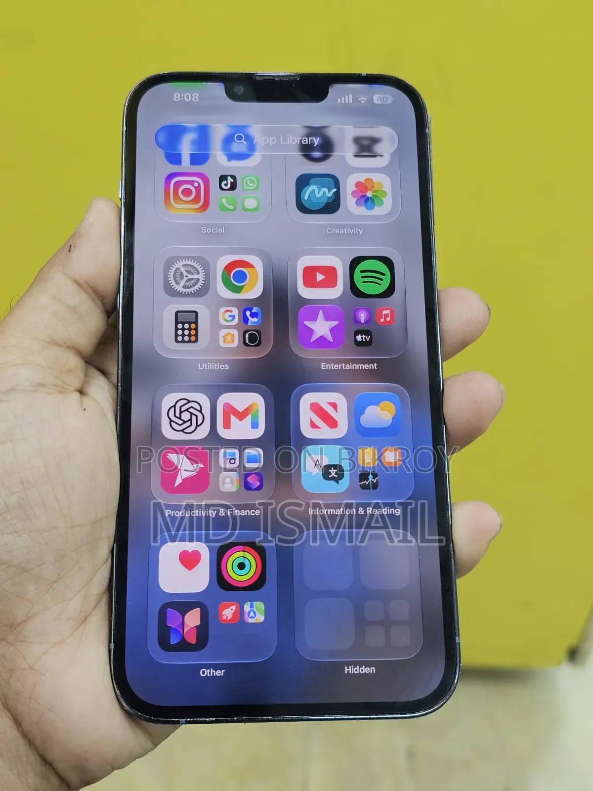 অ্যাপল আইফোন ১৩ প্রো ম্যাক্স ২৫৬ জিবি সিলভার