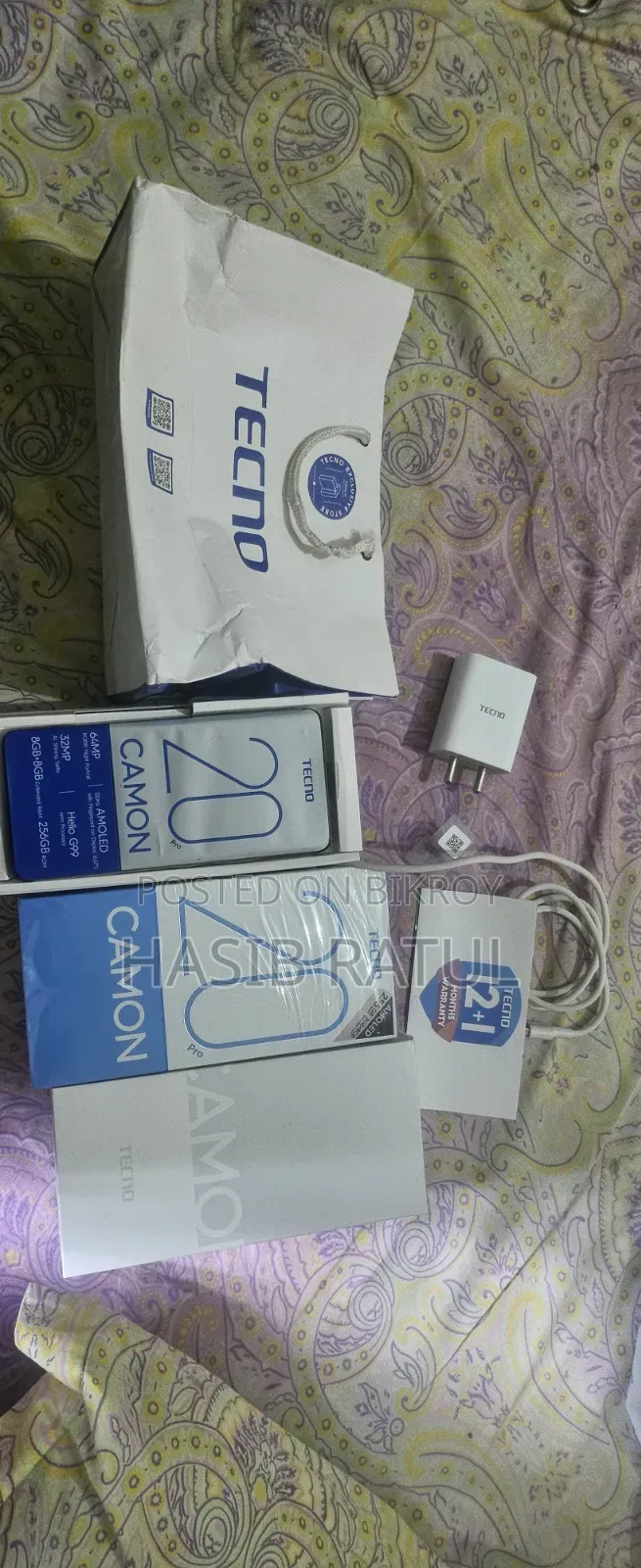 Tecno Camon 20 Pro 256 GB Blue