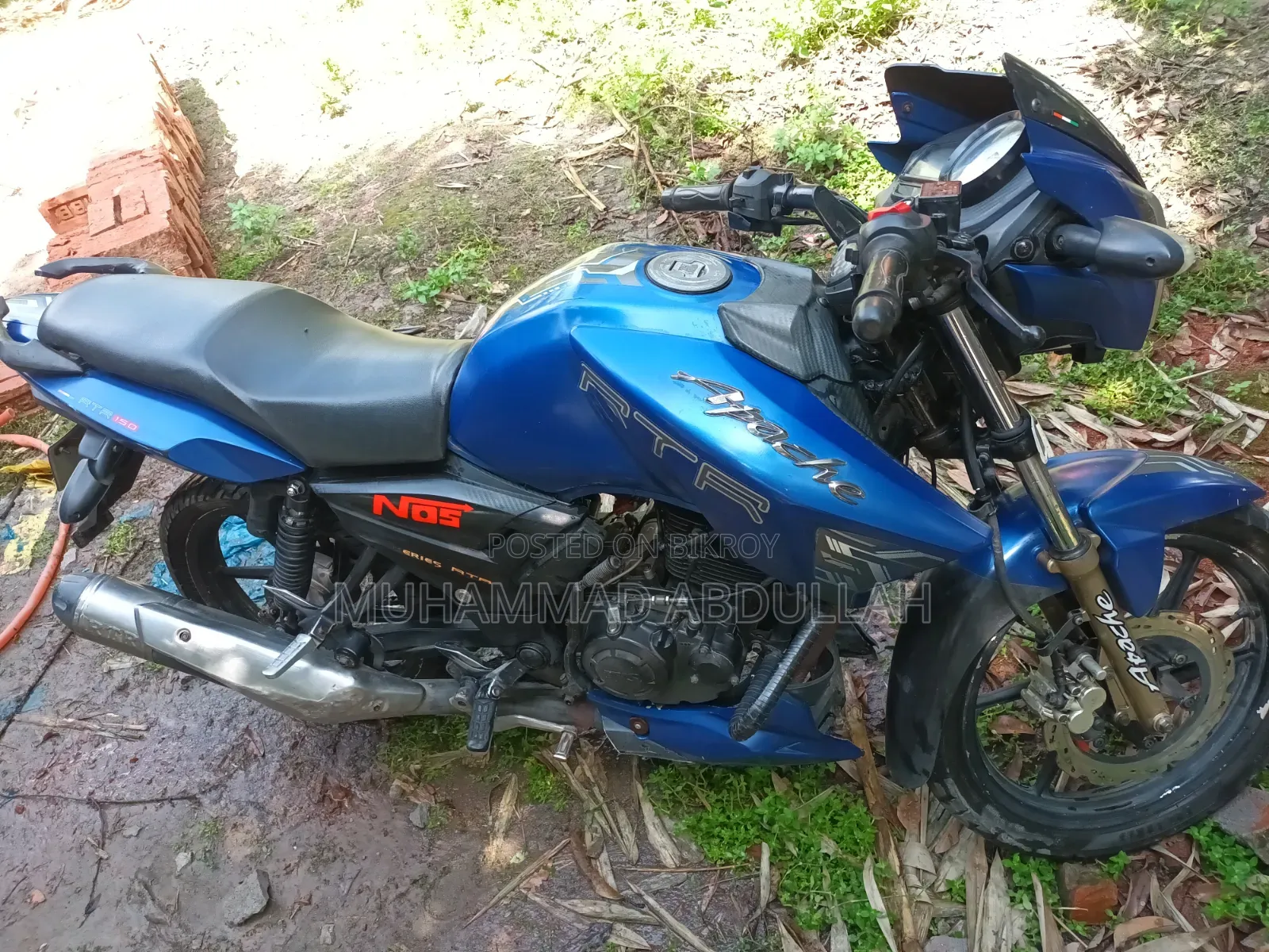 TVS Apache RTR 160 2V 2019 Blue