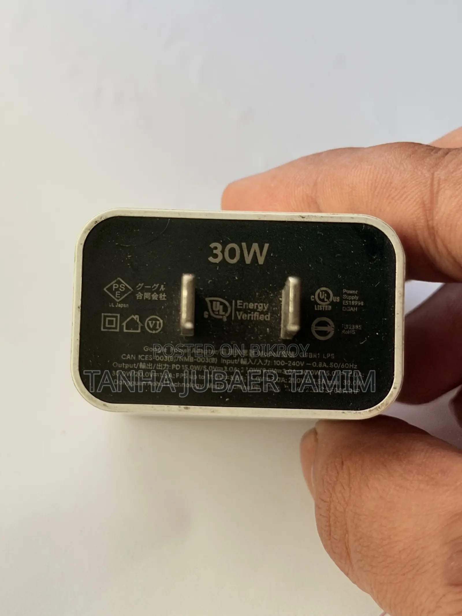 Google Original Charger Adapter 30W