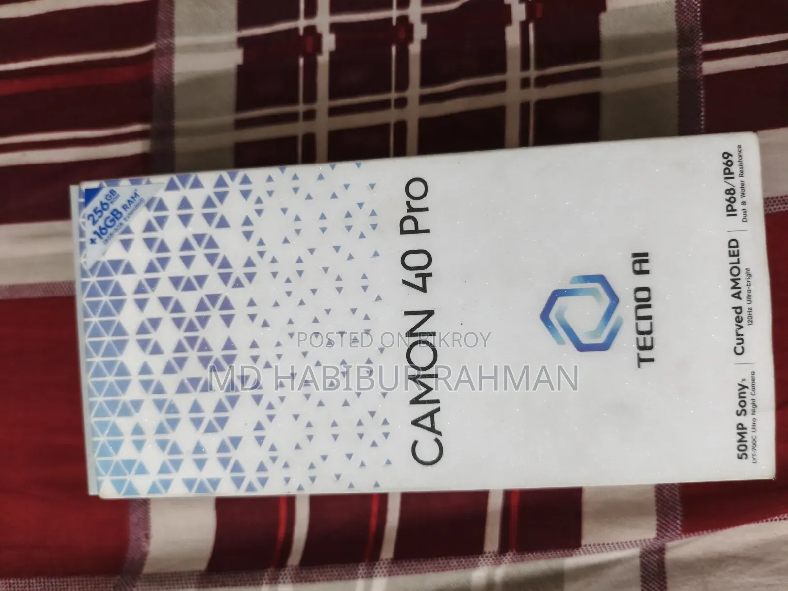 Tecno Camon 40 Pro 4G 256 GB White