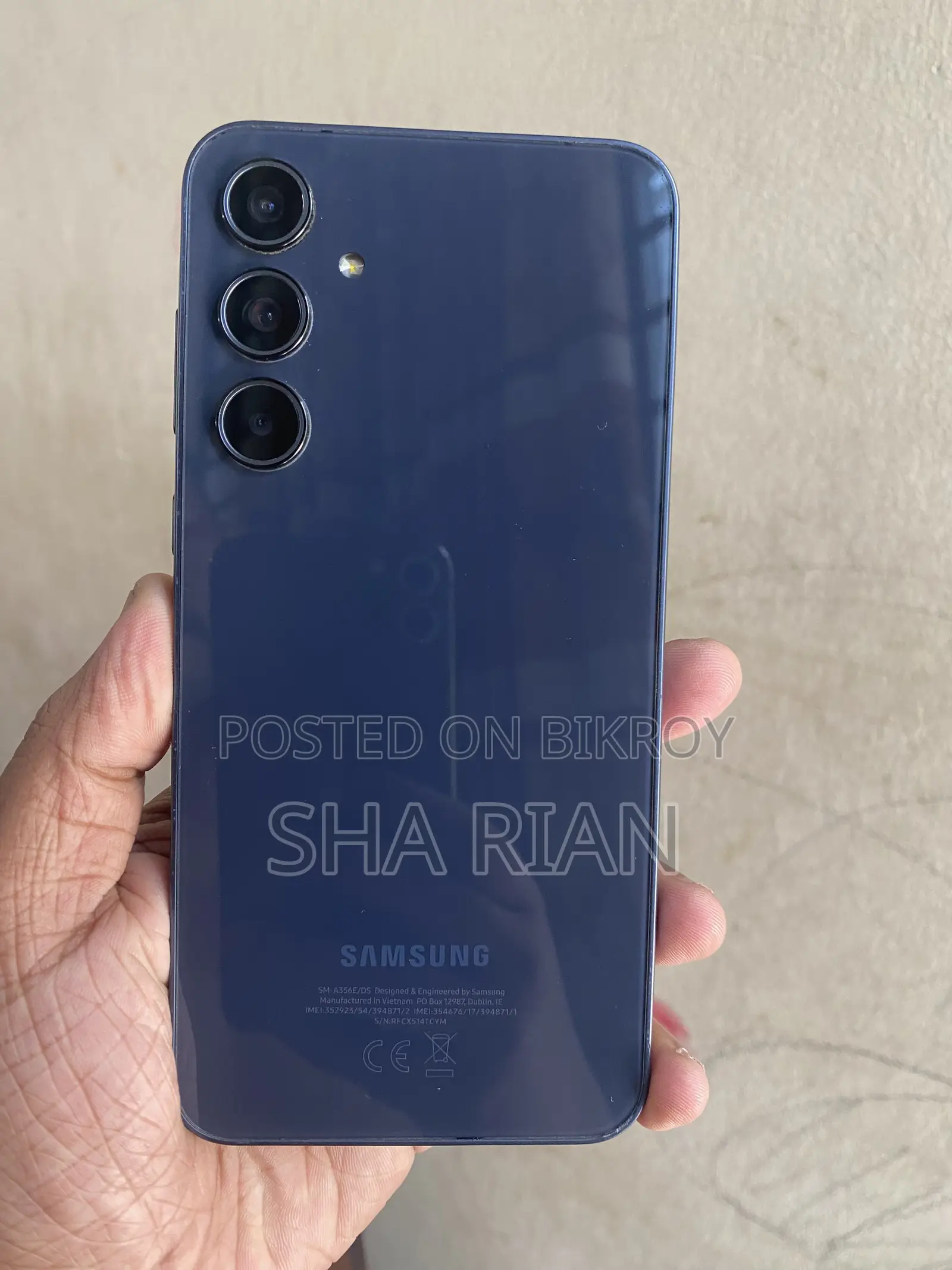 স্যামসাং গ্যালাক্সি এ৩৫ ১২৮ জিবি ব্লু
