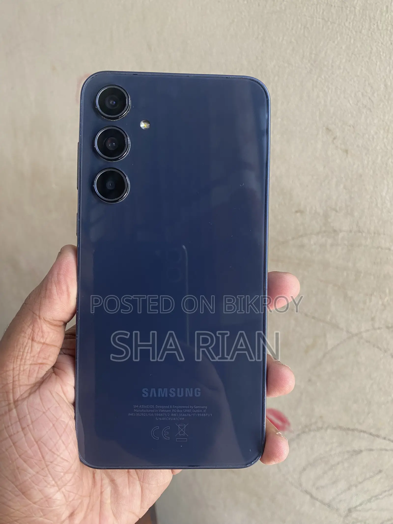 স্যামসাং গ্যালাক্সি এ৩৫ ১২৮ জিবি ব্লু