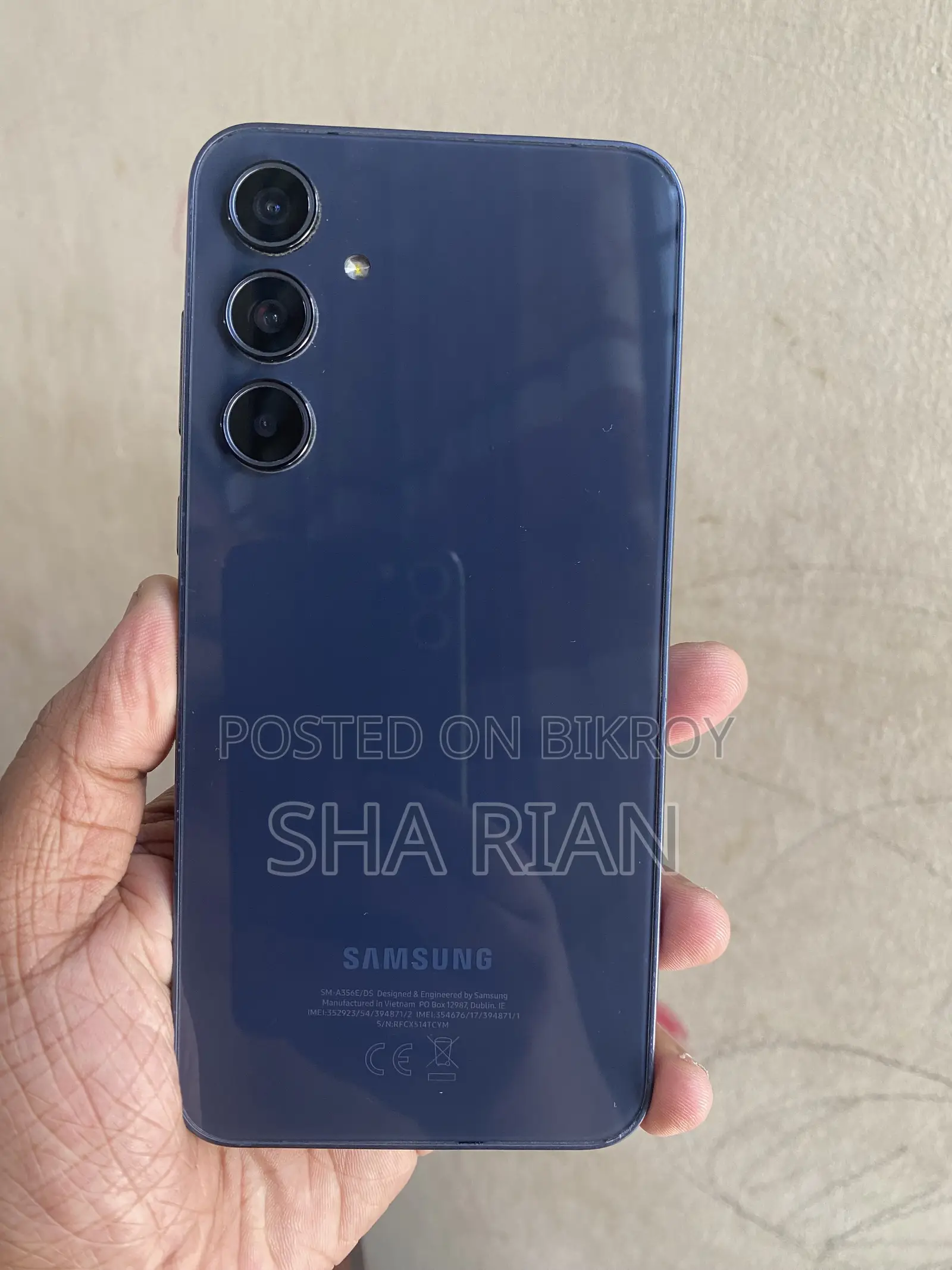 স্যামসাং গ্যালাক্সি এ৩৫ ১২৮ জিবি ব্লু