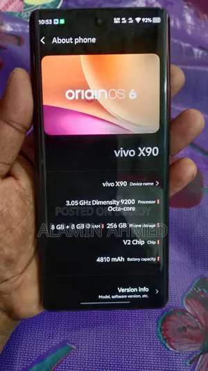 Vivo X90 256 GB Black