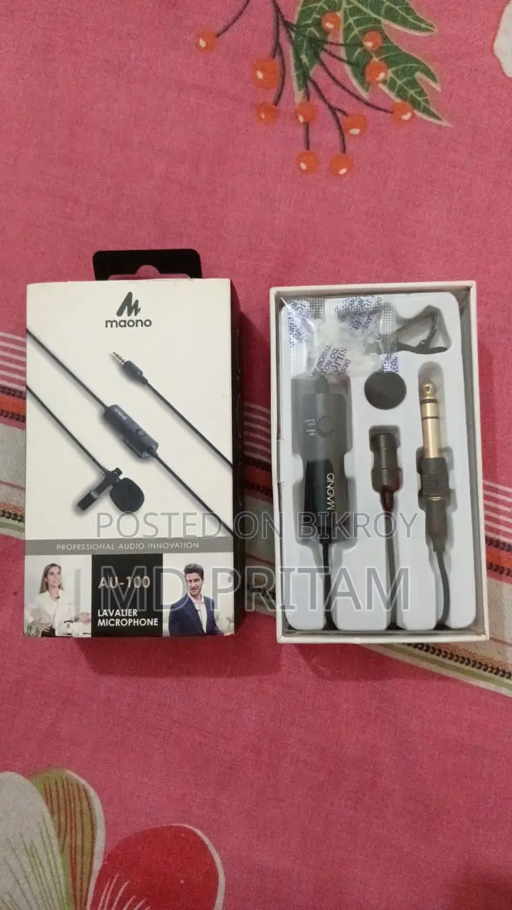 Maono AU-100 Clip-on Lavalier Microphone