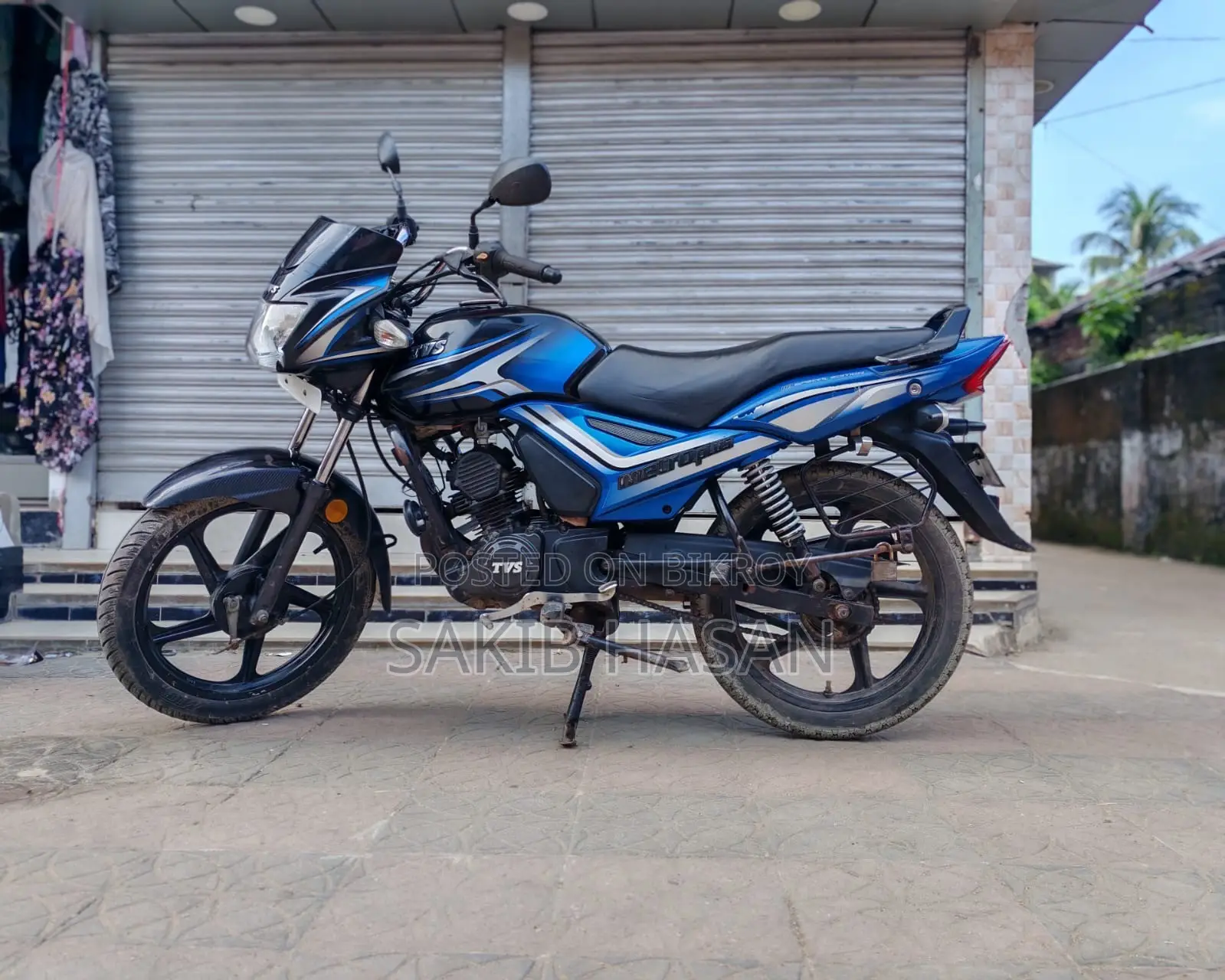 টিভিএস মেট্রো ২০২১ নীল