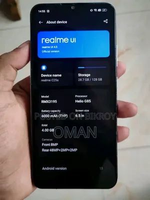 Realme C25s 128 GB Silver