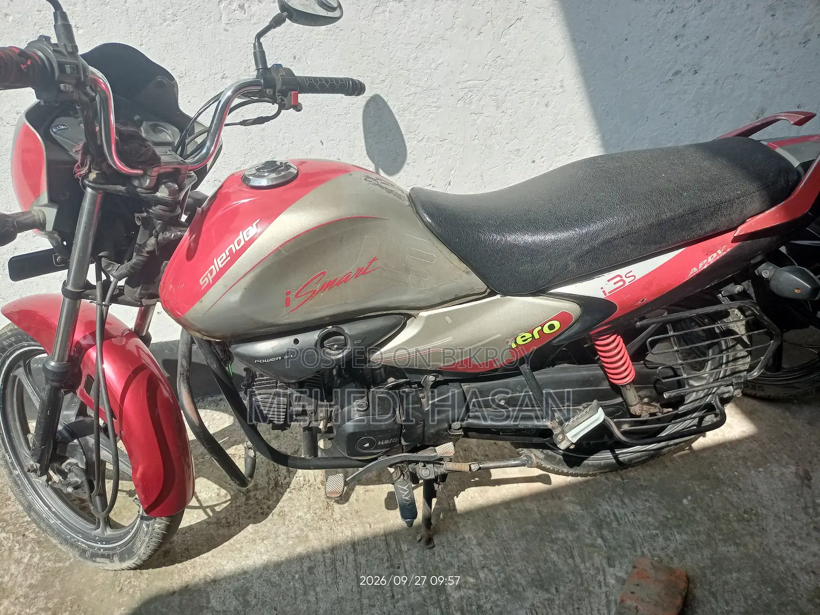 Hero Splendor iSmart 2016 Red