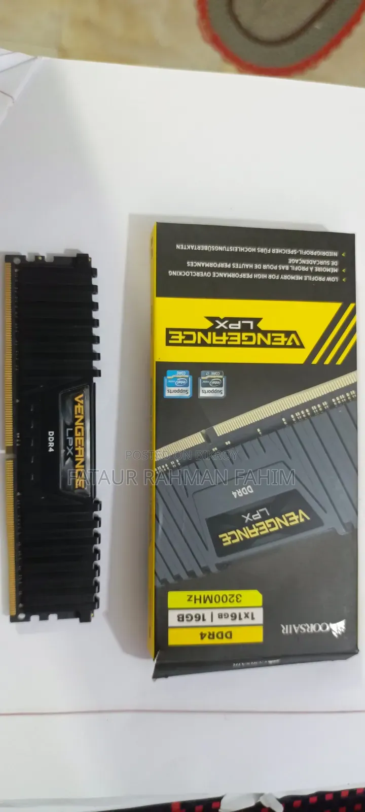 Ram Corsair Vengeance 16gb Ddr4 3200 MHZ