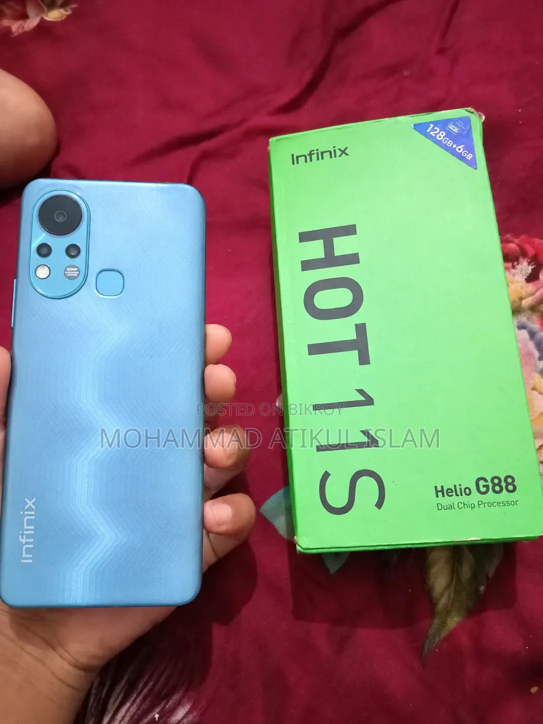 Infinix Hot 11s 128 GB Blue