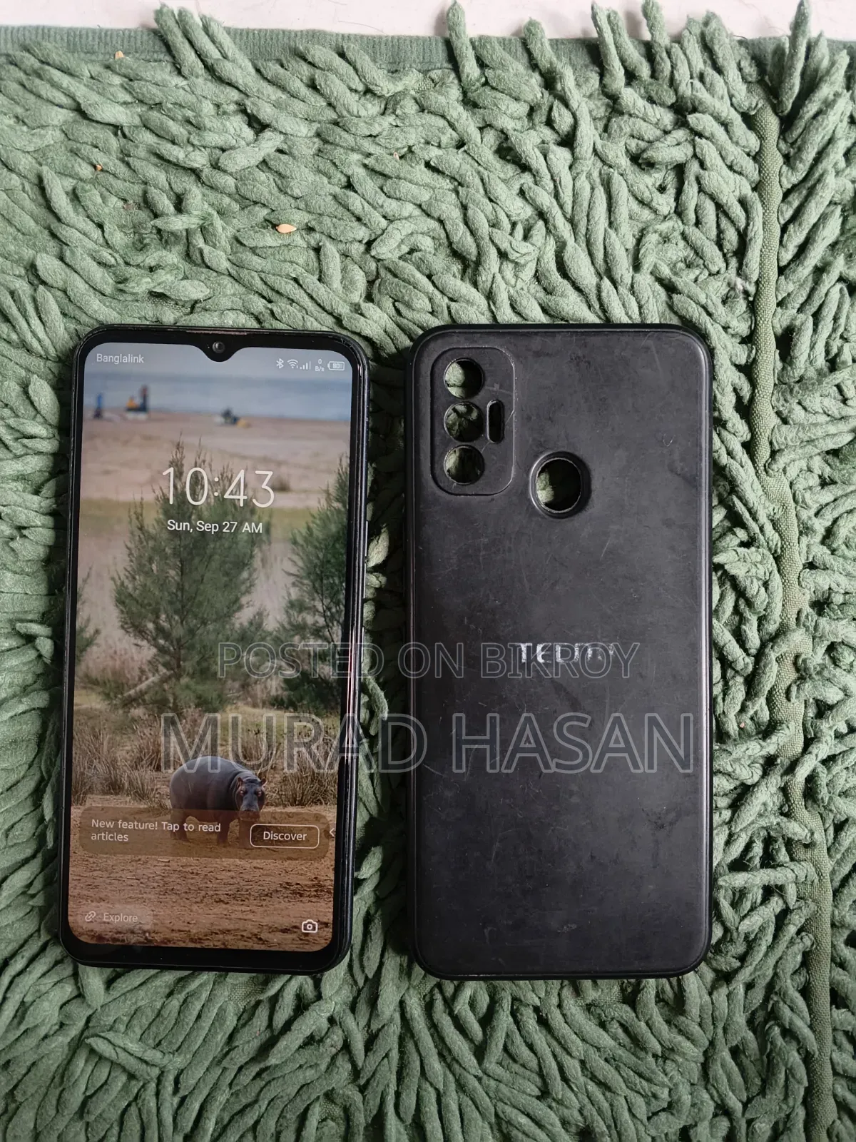 Tecno Spark 7 64 GB Black