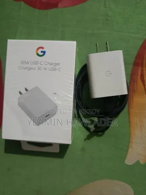 Google Original Charger 30 W USB-C + ANKER Original Cable