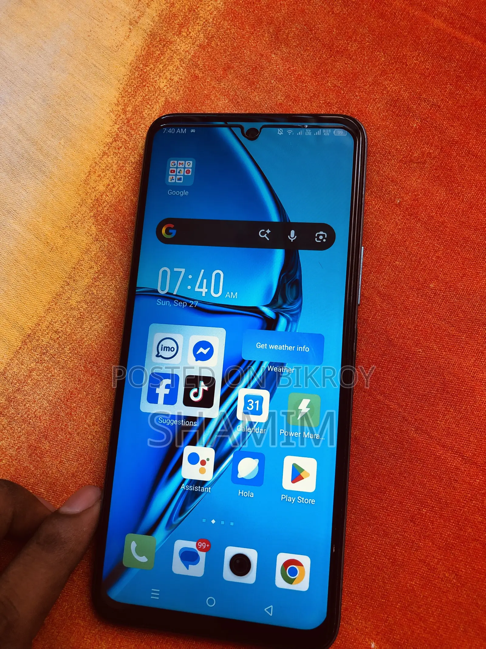 Infinix Hot 20 128 GB Blue