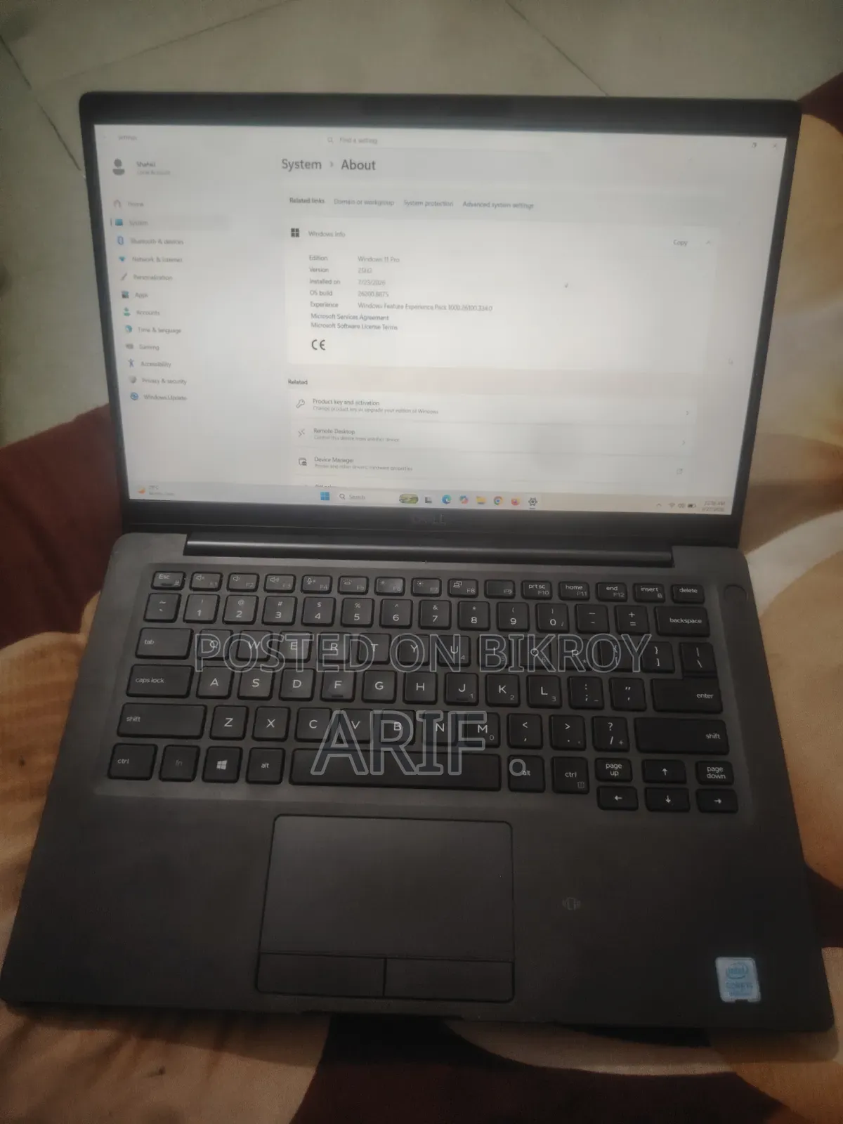 Laptop Dell Latitude 7400 8GB Intel Core i5 SSD 256GB