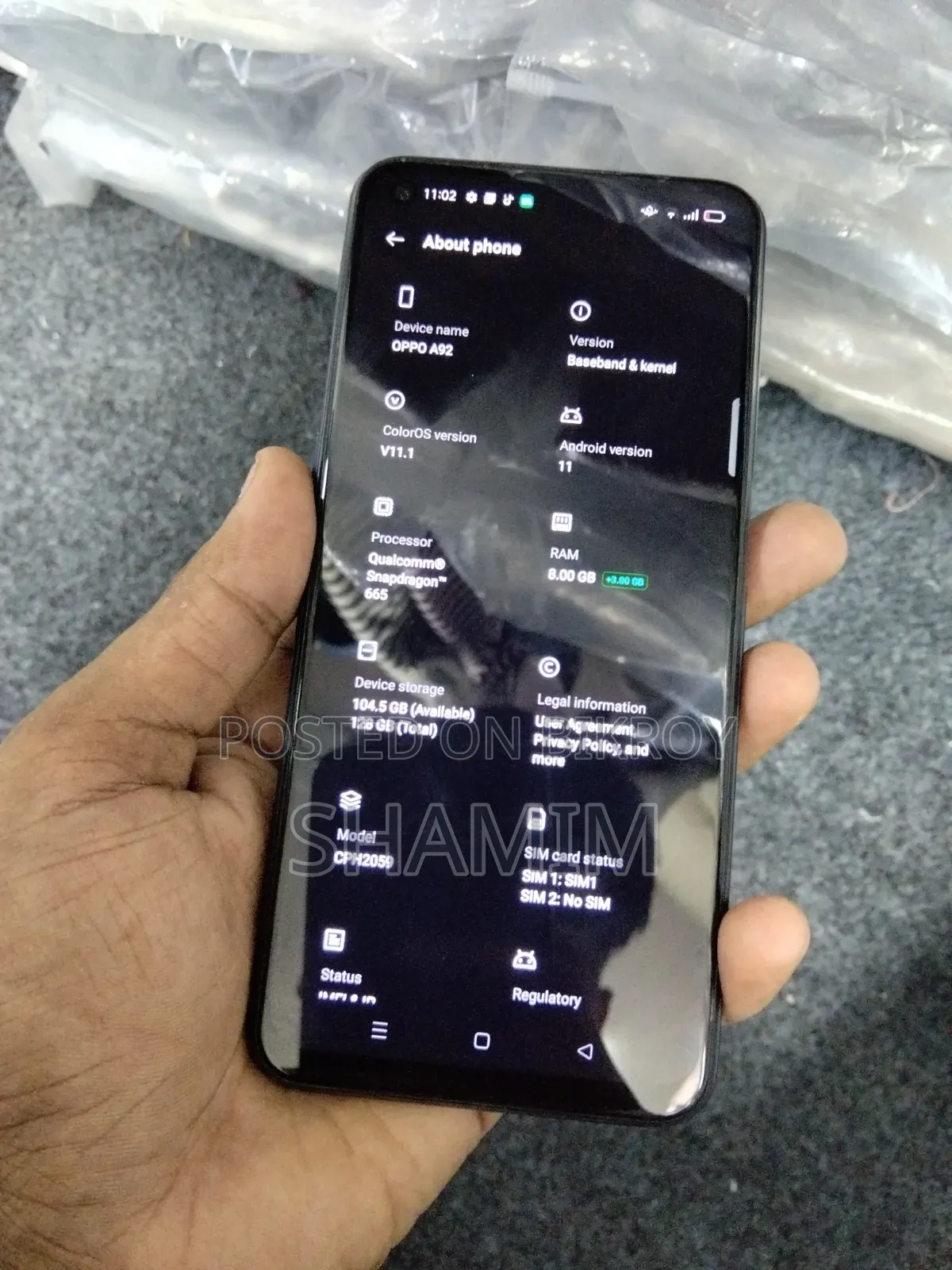 Oppo A92 128 GB Blue
