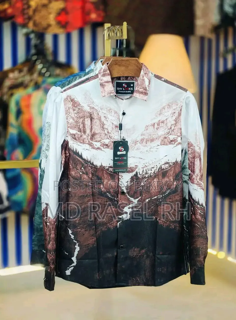 Shy Looks brand premium shirt.