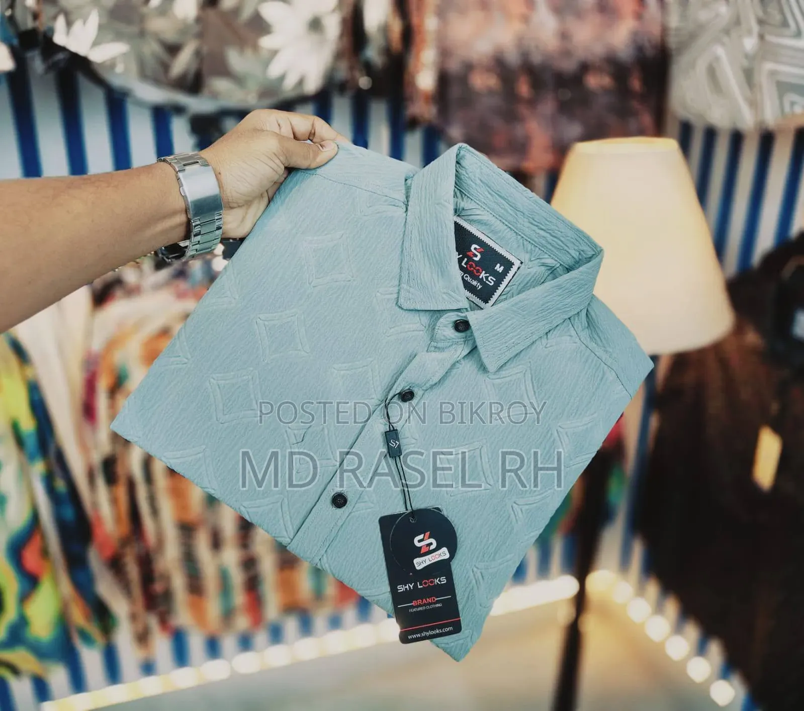 Shy Looks brand premium shirt.