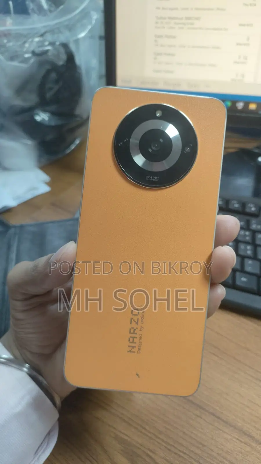 রিয়েলমি নারজো ৬০ ১২৮ জিবি অরেঞ্জ