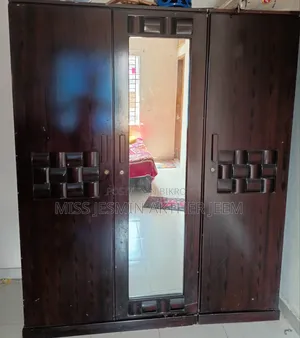 3-Door Modern Design Wooden Almirah (Canadian Processed Wood)