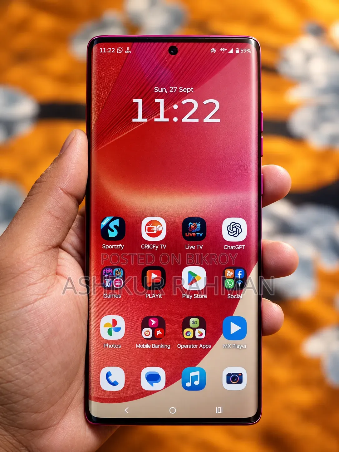 Motorola Edge 50 Fusion 256 GB Pink