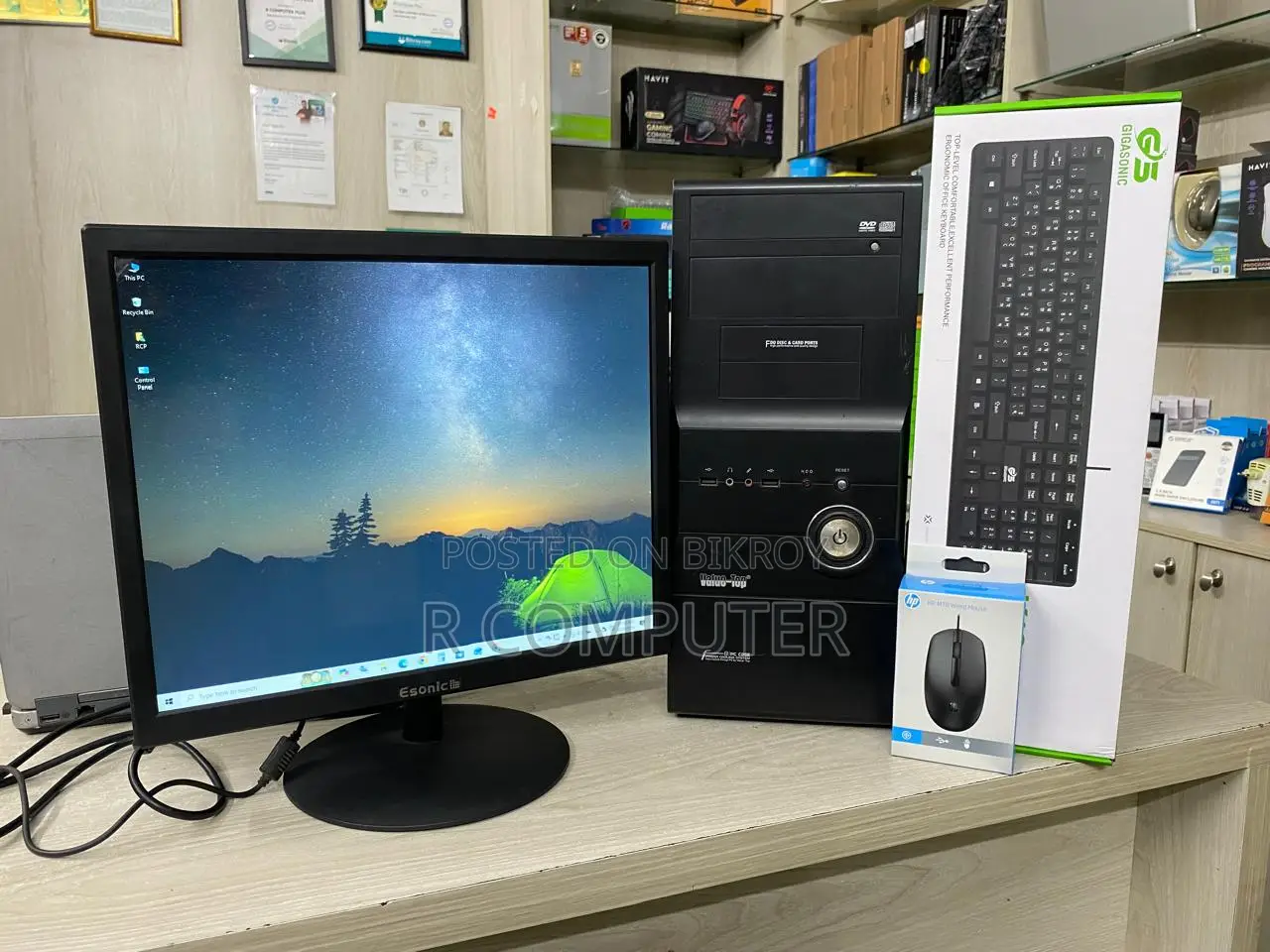 Desktop Computer Gigabyte 8GB Intel Core i3 SSD 128GB