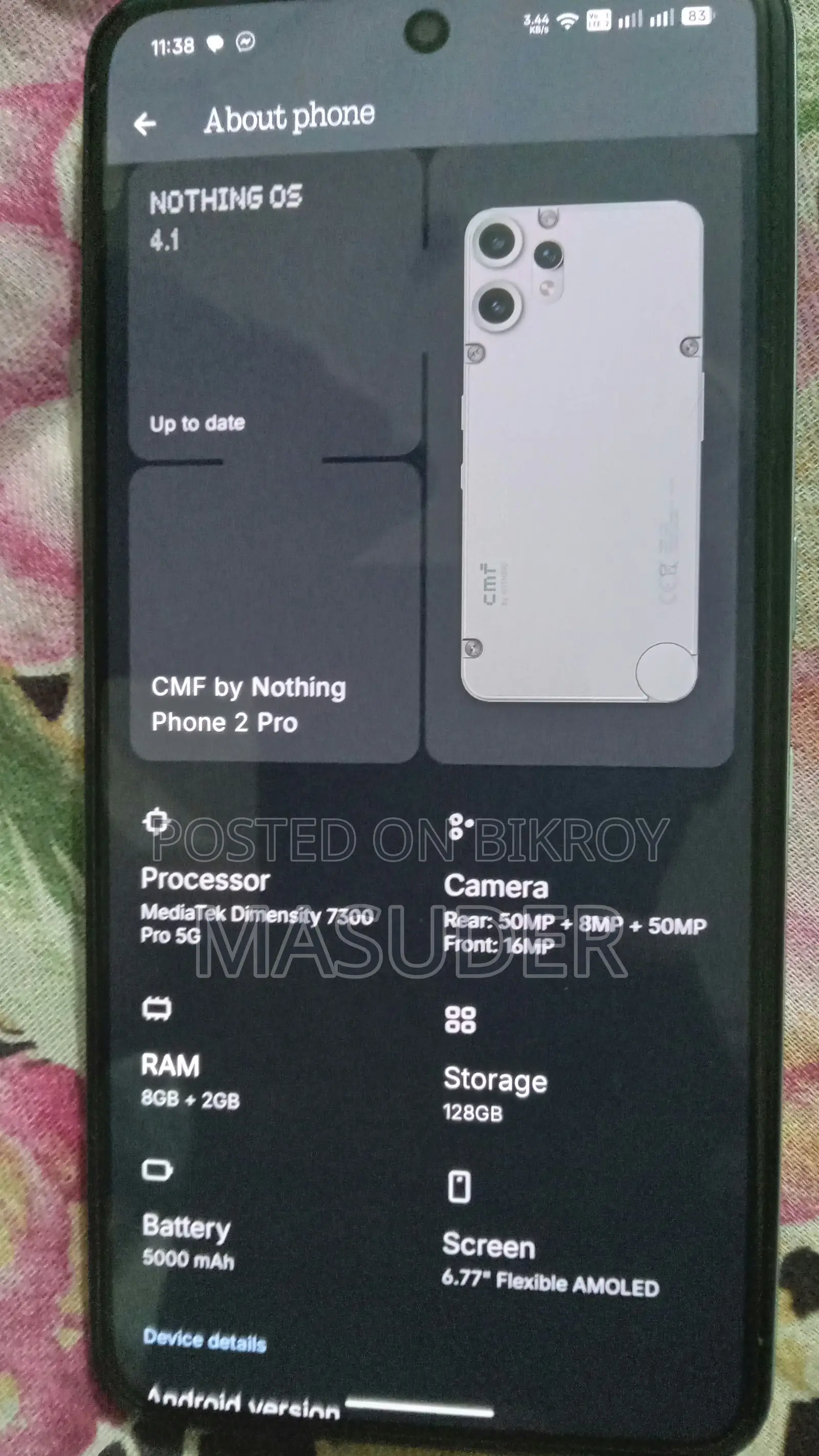 New Nothing Phone CMF Phone 2 Pro 128 GB Green