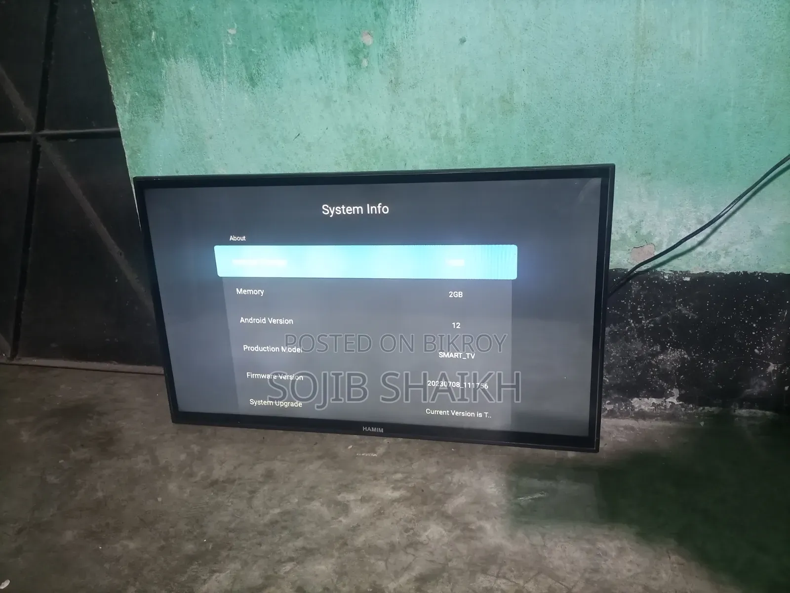 32 Inch Android TV Double Glass