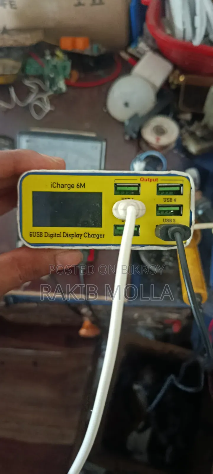 Macanic 6 Port Fast Charger, Quick Charge Support.