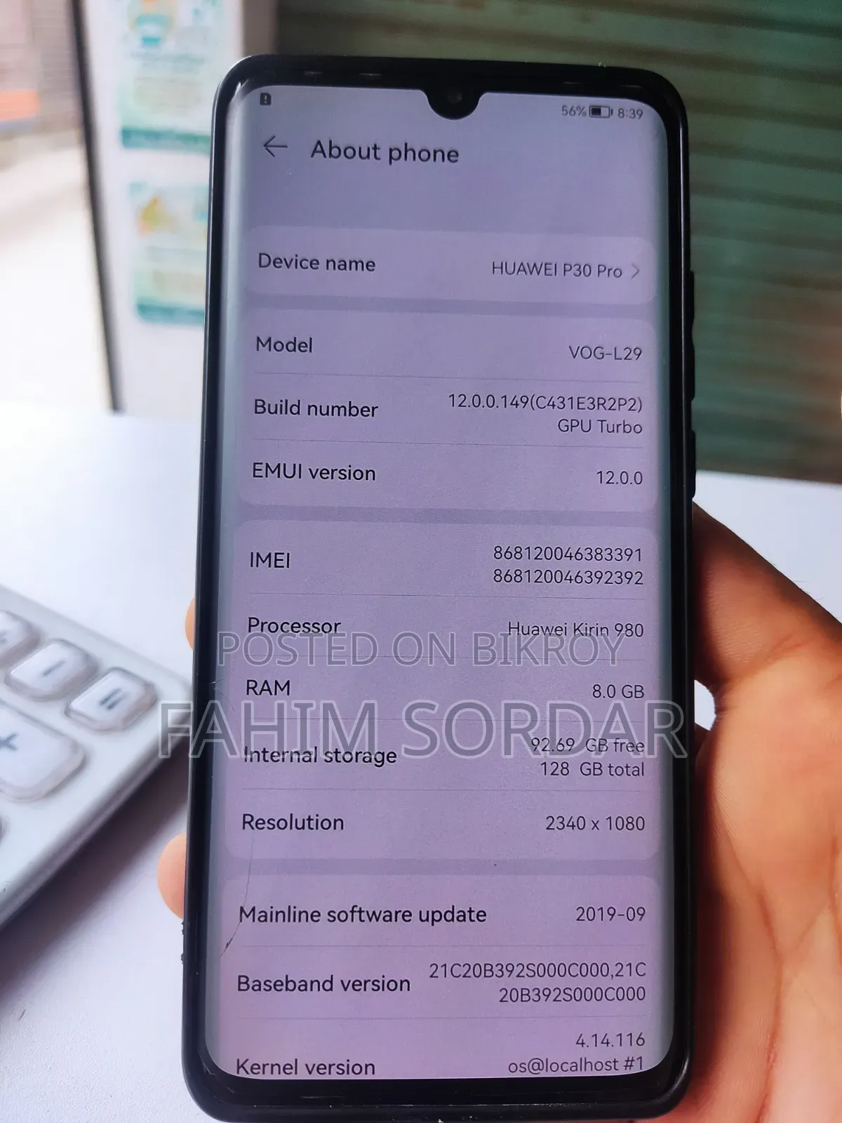 Huawei P30 Pro 128 GB Black